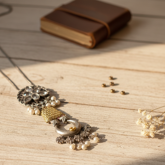 Floral Sparkle meets Tribal Texture