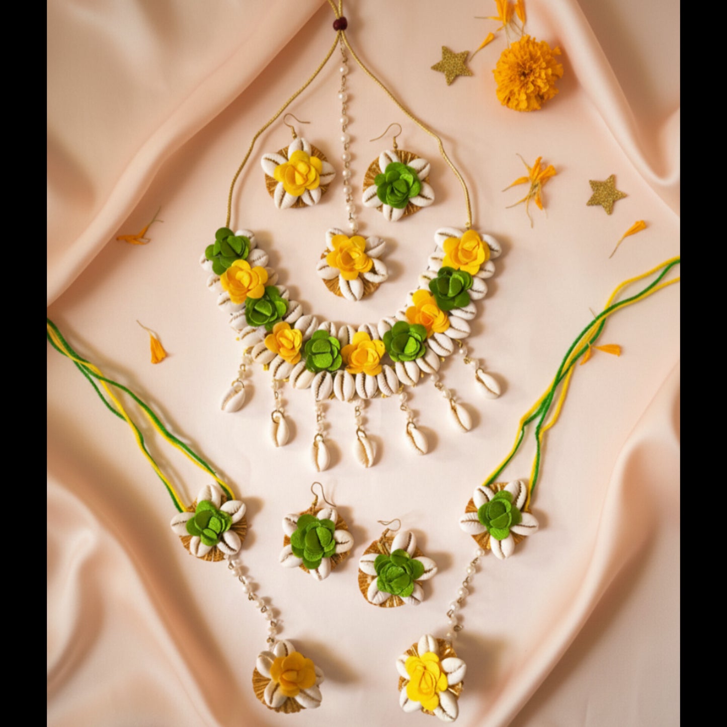 Handcrafted Flower Bridal/Bridesmaid Jewelry