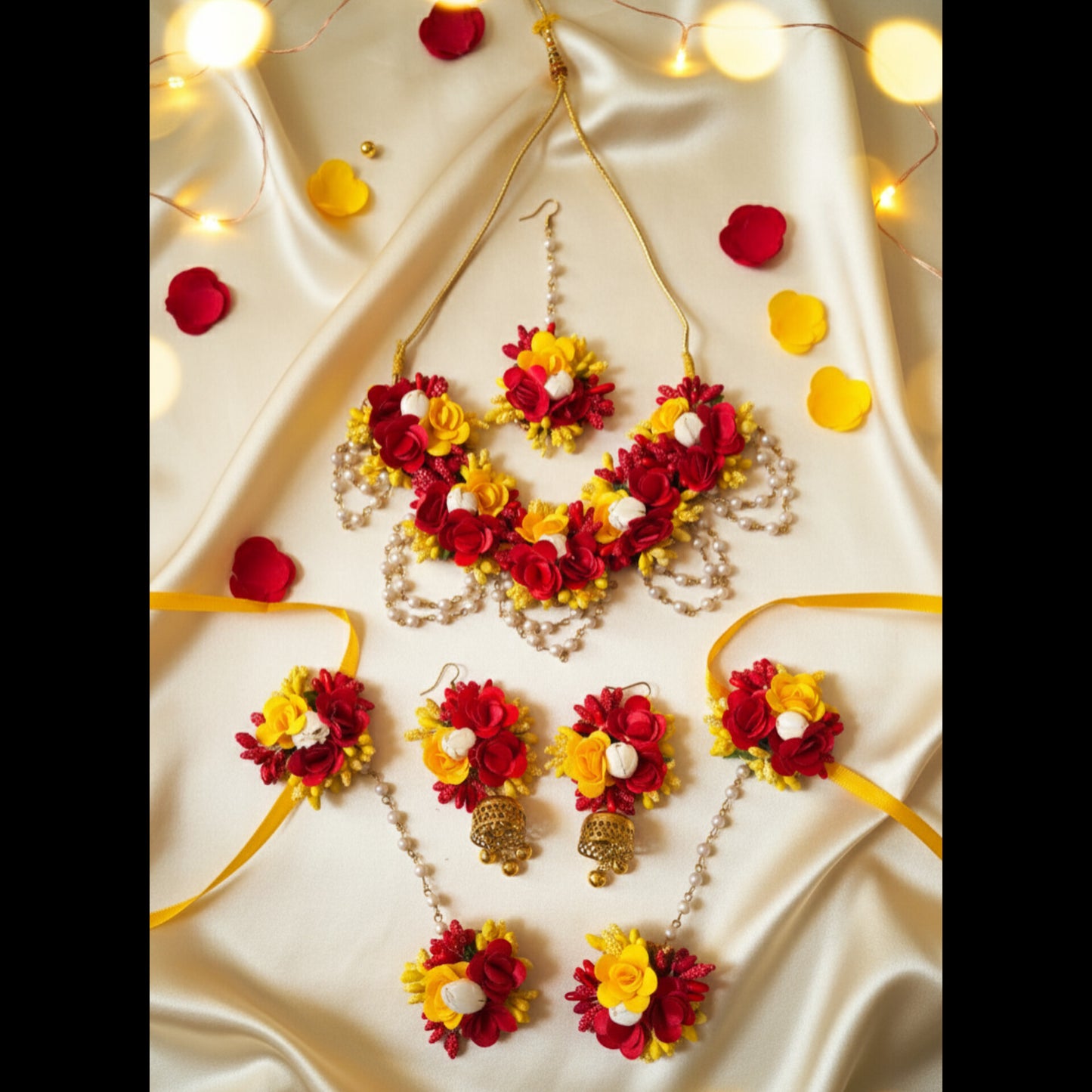 Handcrafted Flower Bridal/Bridesmaid Jewelry