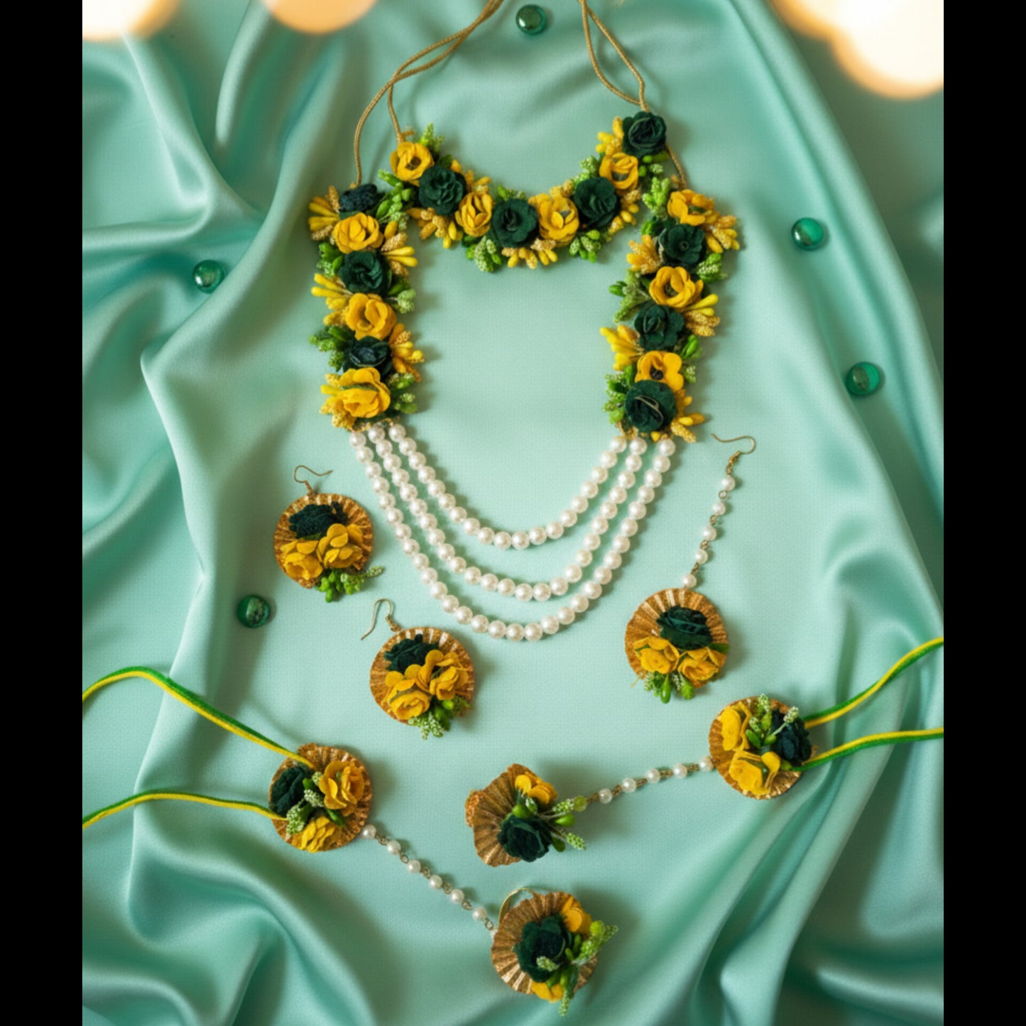 Handcrafted Flower Bridal/Bridesmaid Jewelry